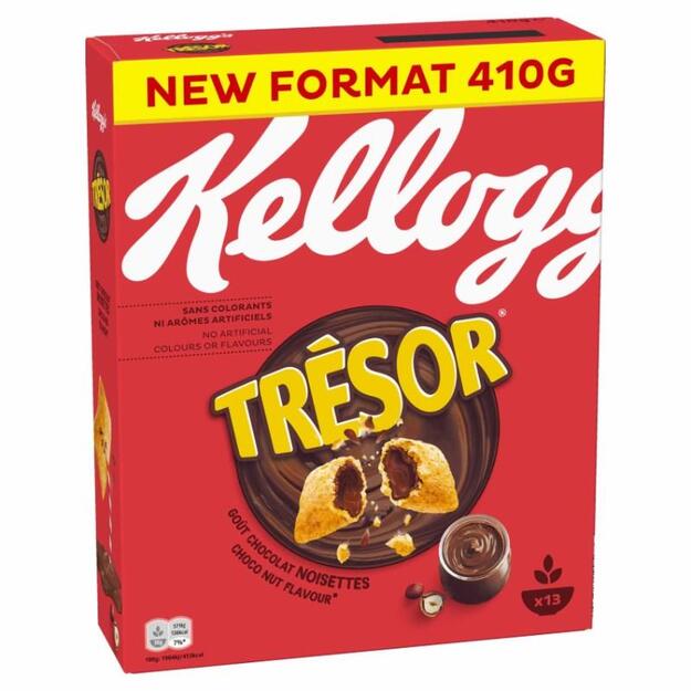 Dribsniai KELLOGG STresor Choco Nut, 410g