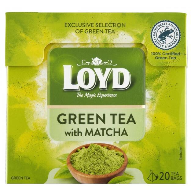 Žalioji arbata LOYD Green Matcha, 20 x 1.5g 1