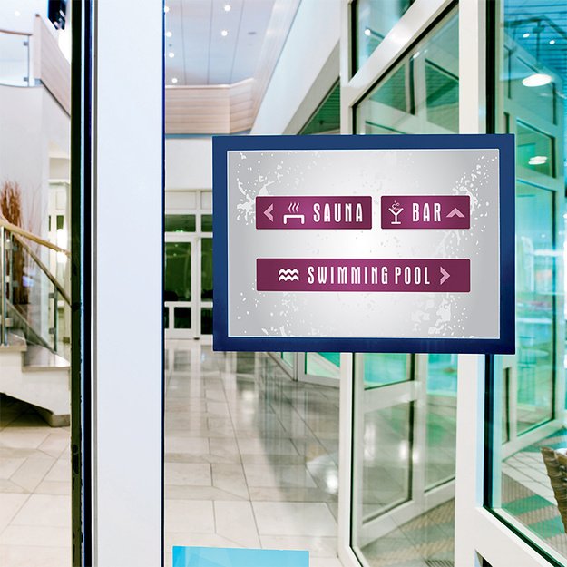 Rėmelis dokumentams DURABLE DURAFRAME® A4, 2 vnt./pak., tamsiai mėlynas 3