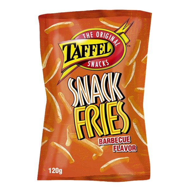 Kukurūzų traškučiai TAFFEL, Snack Fries Barbecue, 110 g
