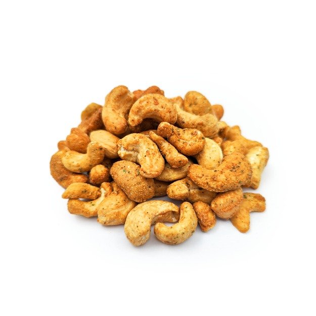 Skrudinti anakardžių riešutai, su džiovintais česnakais ir rozmarinais, 5 kg