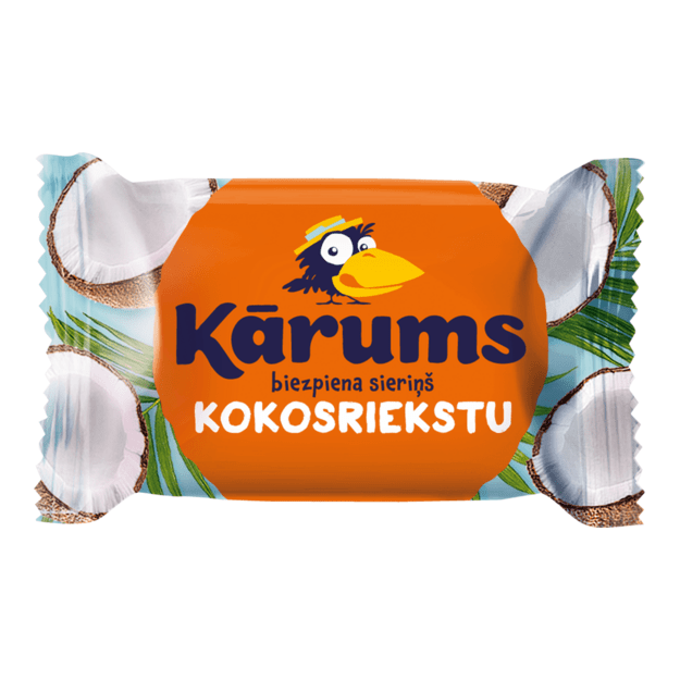 Var&scaron;kės sūrelis Karums kokoso skonio, 45 g 1