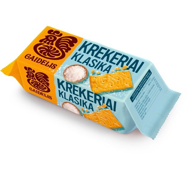 Krekeriai GAIDELIS, klasikiniai, 72g