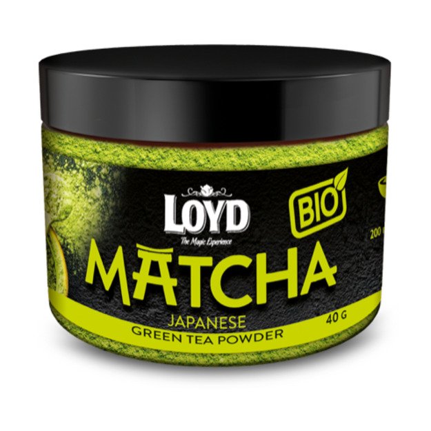 Ekologiški žaliosios arbatos milteliai LOYD Matcha, 40 g LT-EKO-001