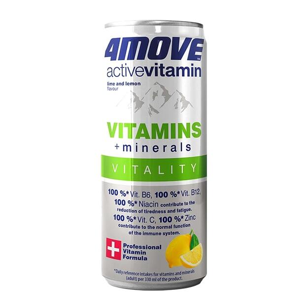 Vitamininis vanduo 4MOVE Active Vitamin Vitamins + Minerals, 330 ml