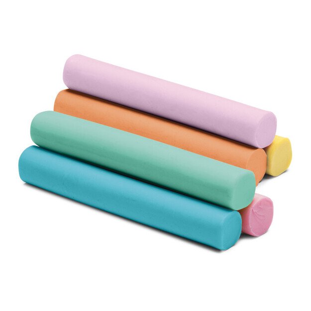 Plastilinas CARIOCA PLASTY, pastelinių spalvų, 100 gr, 6 vnt. 1