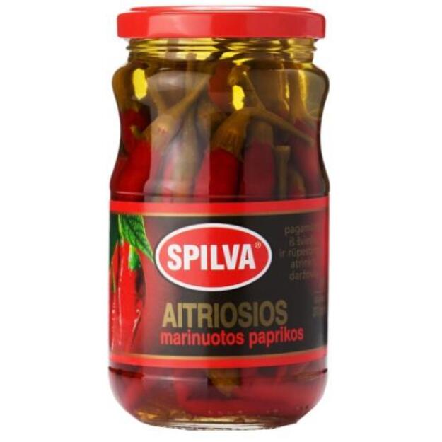 Marinuoti aitrieji pipirai SPILVA, 330 g / 150 g