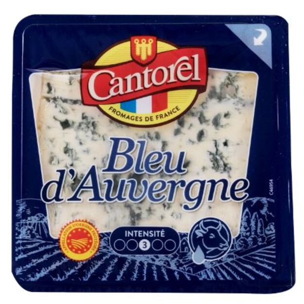 Mėlynojo pelėsio sūris BLEU D AUVERGNE, 50%, SKVN, 125 g