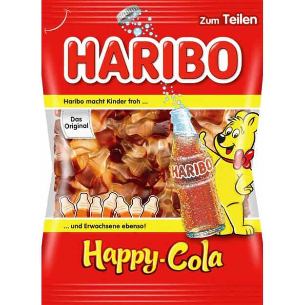 Guminukai HARIBO, Happy Cola, 175 g