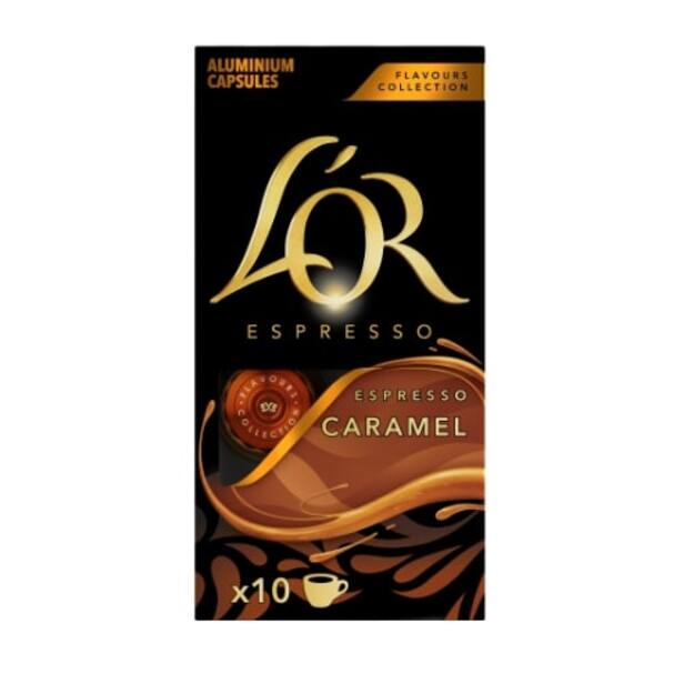 Kavos kapsulės L OR Caramel, 10 vnt x 52g