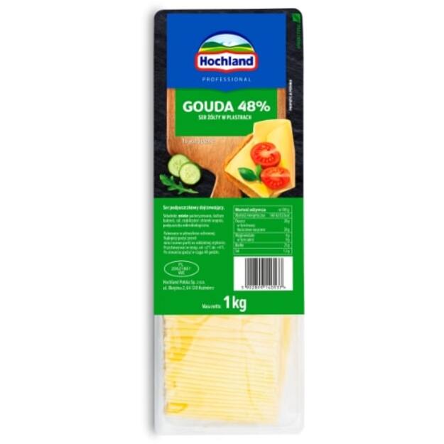 Pjaustytas HOCHLAND Gouda sūris, 1kg (M)