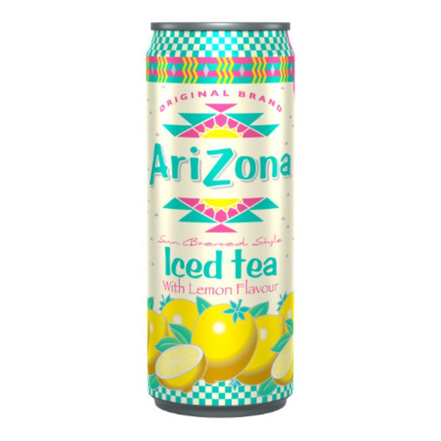 Juodos arbatos gėrimas ARIZONA, citrinų skonio, 0,33 l D