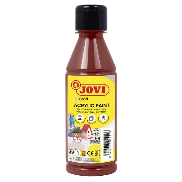 Tempera dažai JOVI, 250ml, rudos sp.