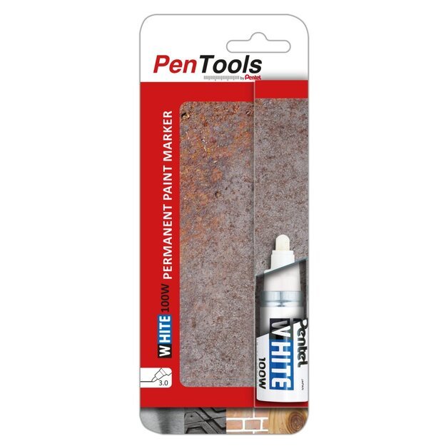 Permanentinis Žymeklis Pentel Tool Paint White,  3 mm, 1x baltas 10