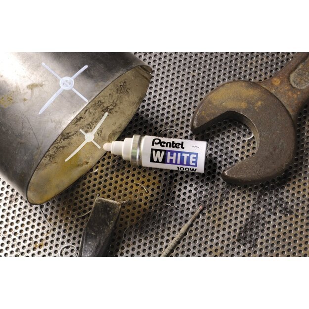 Permanentinis Žymeklis Pentel Tool Paint White,  3 mm, 1x baltas 4