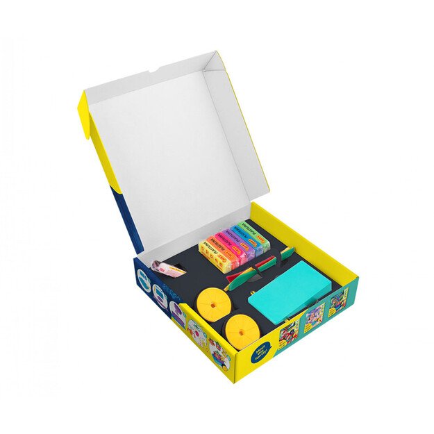 Pašėlę lenktyniniai automobiliai JOVITECH rinkinys. Neoninės spalvos 2