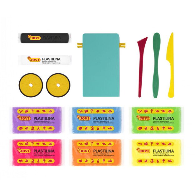 Pašėlę lenktyniniai automobiliai JOVITECH rinkinys. Neoninės spalvos 3