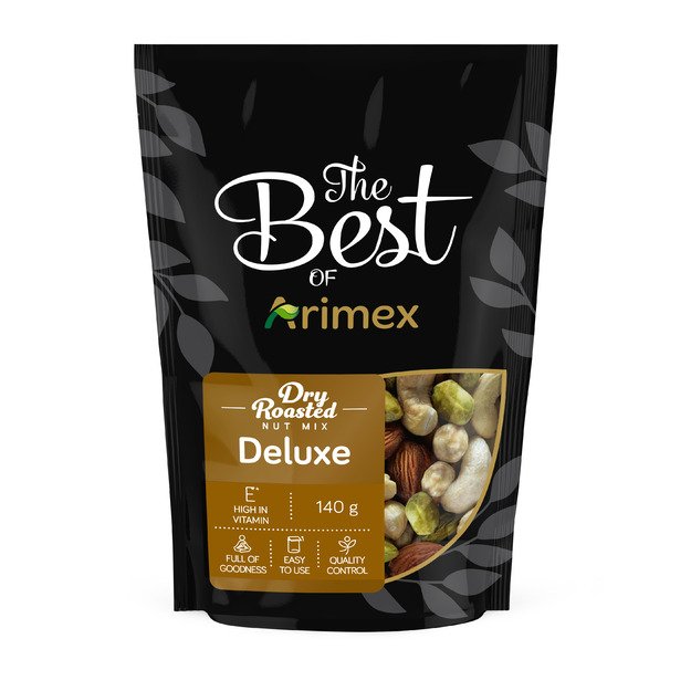 Kepintų riešutų mišinys, The Best of Arimex, DELUXE, 140 g