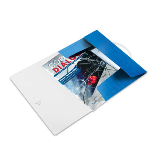 Aplankas dokumentams LEITZ WOW, PP, A4 3 atvartai 1