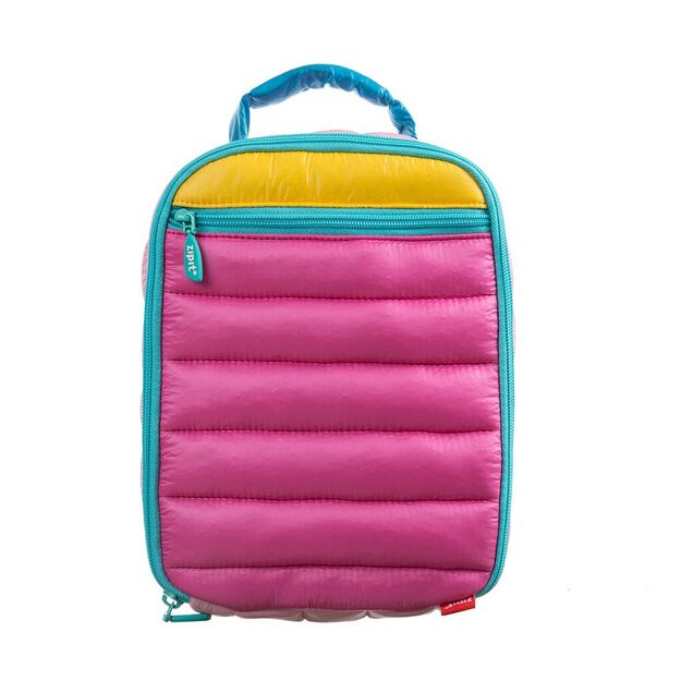 Pietų dėžutė + pakelis ledo, ZIPIT, Puffer Lunch Bag, LB-P1, Rožinės spalvos 1