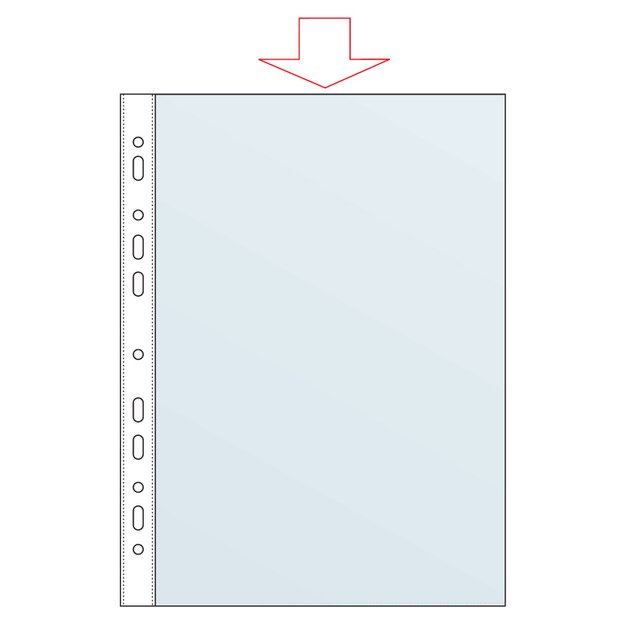 Įmautė dokumentams FORPUS, A4, 42 mikr.,(pak. -100 vnt.), matinė