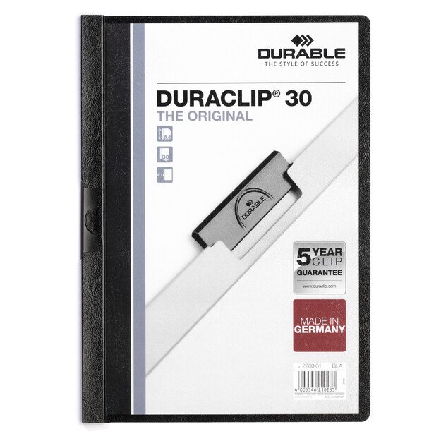 Aplankas su spaustuku DURABLE DURACLIP® 30, A4