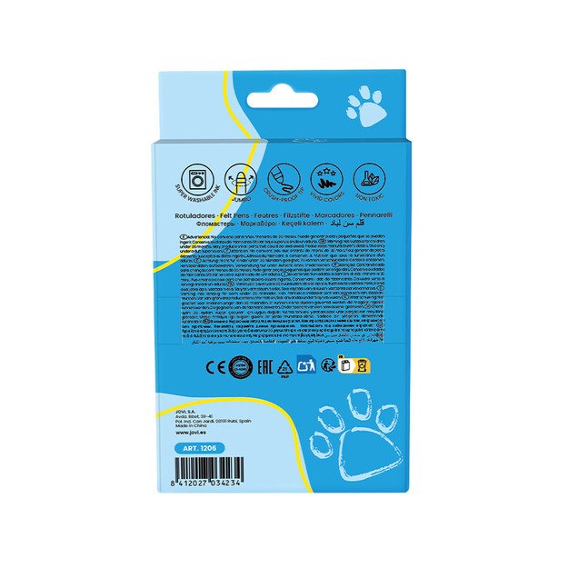 Flomasteriai MY FIRST 6 spalvų rinkinys 3