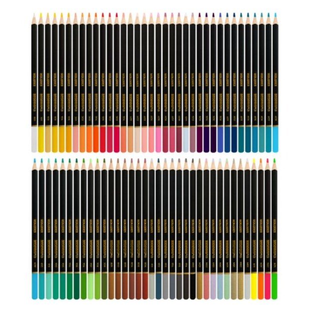 Spalvotų pieštukų rinkinys KORES KOLORES, metalinėje dežutėje, 50 vnt. 4