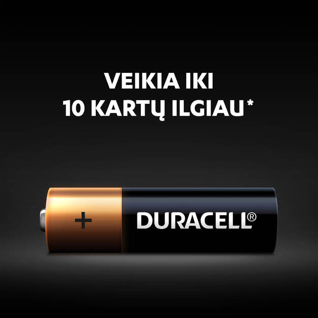 Baterijos DURACELL AA, LR6, 2vnt 2