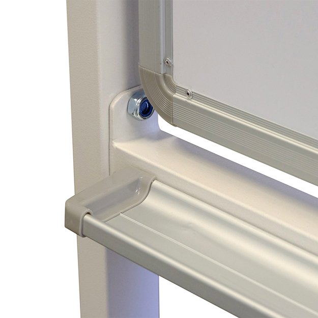 Dvipusė vartoma magnetinė lenta MEMOBE BASIC, 200x100 ( auk&scaron;tis su remu 185) cm, mobili 2
