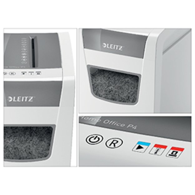 Dokumentų naikiklis LEITZ IQ Slim Home Office, P4, 23L, 4x28mm, 10 lapų 1