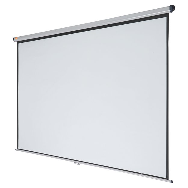 Sieninis projektoriaus ekranas NOBO, 240x181 cm, 4:3, baltas matinis 1