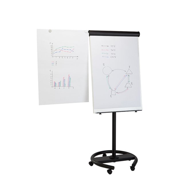 Mobilusis konferencinis stovas BI-OFFICE Convertible, 100x70, besivartantis 1