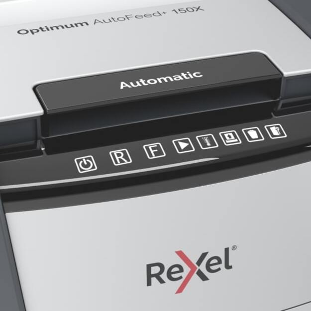 Automatinis dokumentų naikiklis Rexel Optimum Autofeed 150X, 4x28mm, P4, 44l 8