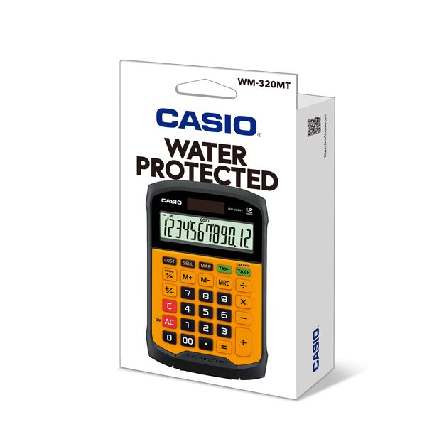 Stalinis skaičiuotuvas CASIO WM-320MT, 108.5 x 168.5 x 33.4 mm, plaunama klaviatūra 5