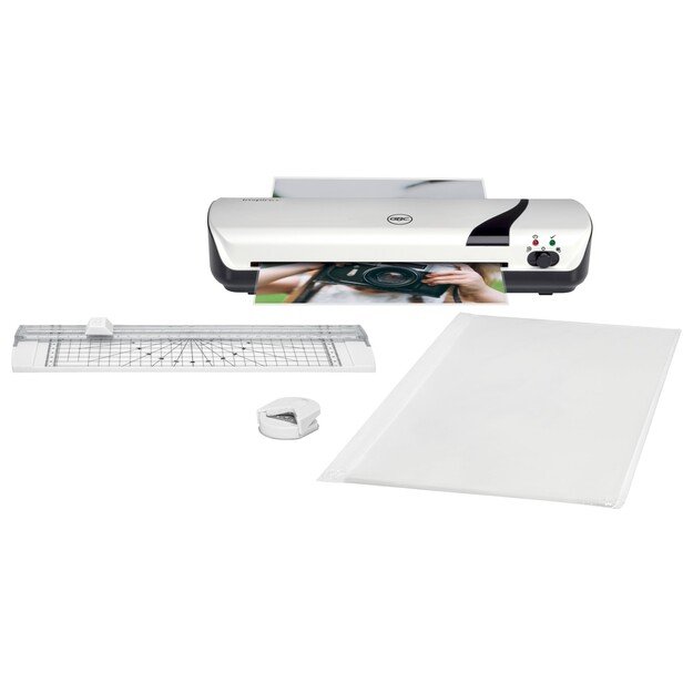 Laminavimo aparato ir pjaustyklės rinkinys 4in1 GBC Inspire+, A4, 125 mik, baltas 2