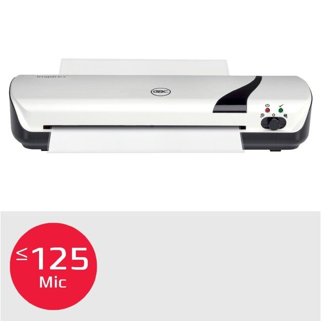 Laminavimo aparato ir pjaustyklės rinkinys 4in1 GBC Inspire+, A4, 125 mik, baltas 9
