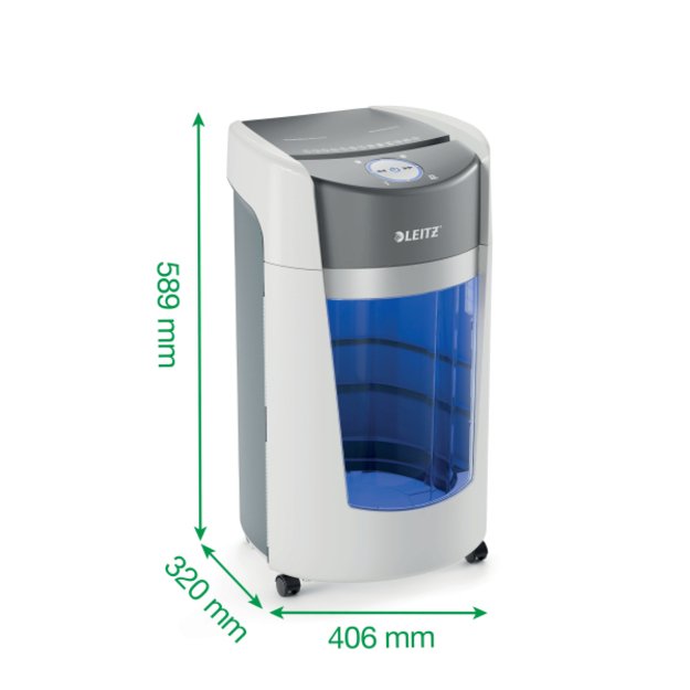 Dokumentų naikiklis Leitz IQ OptiMax Office P5, 35L, baltas 4