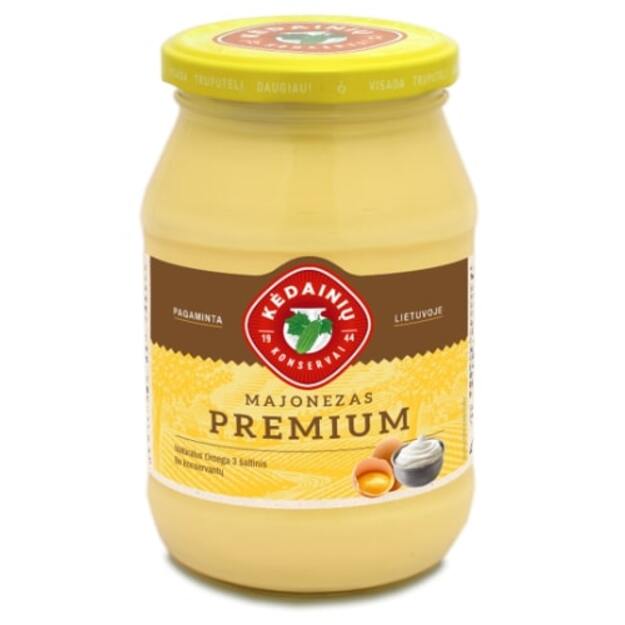 Majonezas KĖDAINIŲ Premium, 62,5% rieb., 430 g