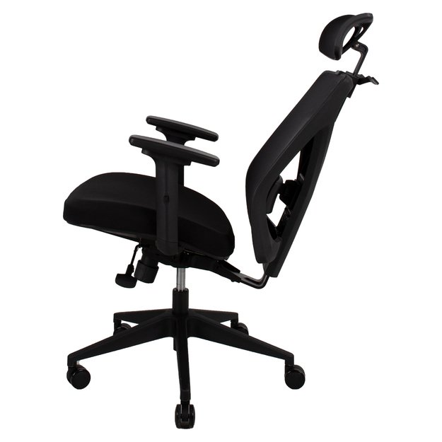 Vadovo kėdė OFFICE4YOU MIKE, plastikinis pagrindas, juoda sp. 6