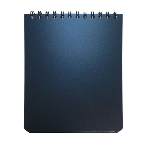 Bloknotas su spirale viršuje SMLT, A6, plastikinis viršelis, 60 lapų, langeliais