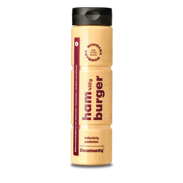 Majonezinis padažas WOWMAMA, Hamburger, 420 g