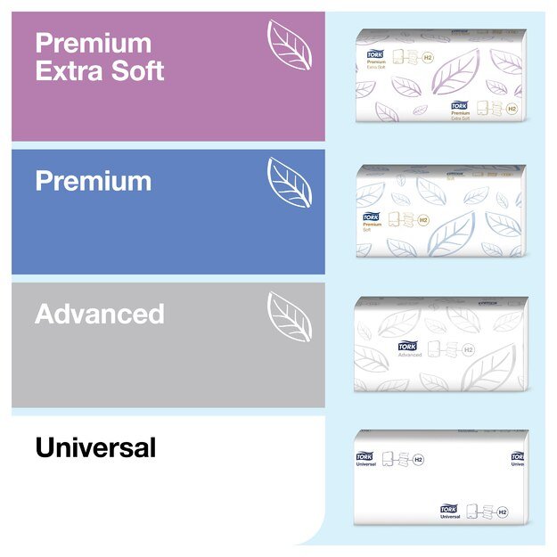 Laikiklis popieriniams rankšluosčiams TORK Xpress Countertop Multifold, 218 x 116 x 323 mm (460005) 4
