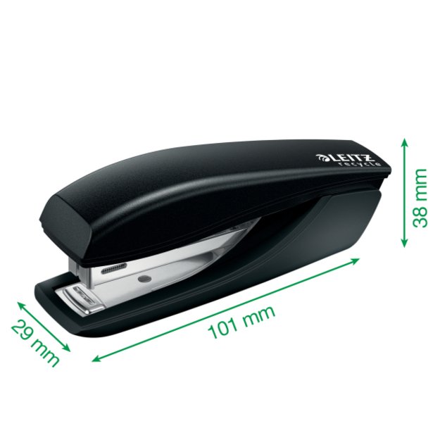 Segiklis Leitz Recycle Mini, sega iki 10 lapų, juodas 4