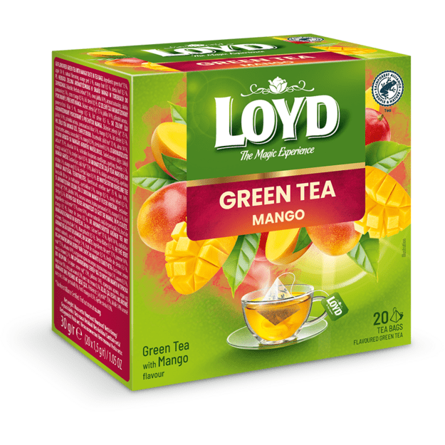 Žalioji arbata LOYD, su mangais, 20 x 2g 1