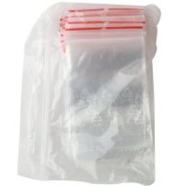 Užspaudžiami maišeliai, 10 x 15 cm, 45 mk, LDPE, 100 vnt.