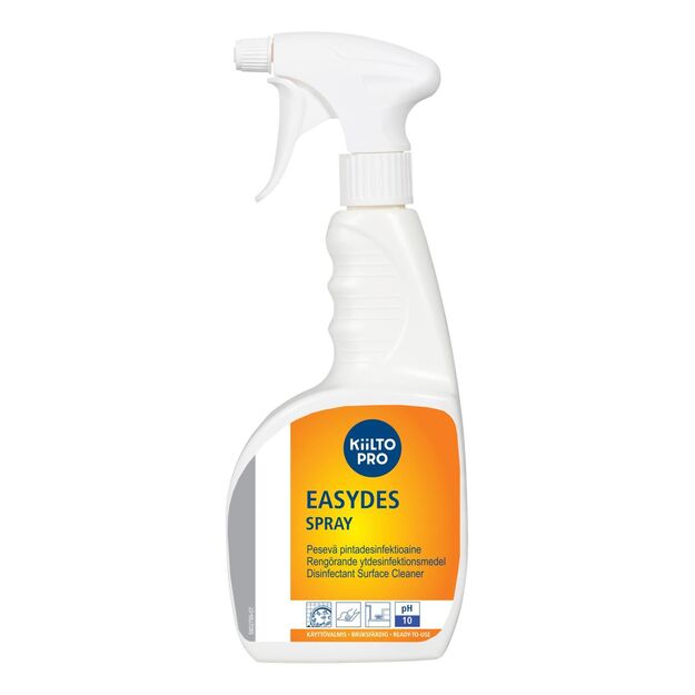 Dezinfekcinė priemonė įvairiems pavir&scaron;iams KIILTO EASYDES SPRAY, su purk&scaron;tuku 0,75 l