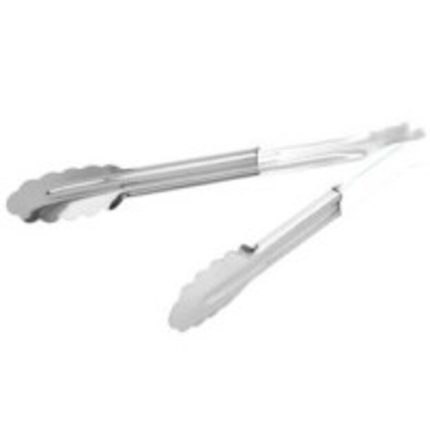 Žnyplės HACCP, universalios, nerūdijantis plienas,  balta rankena, L 30 cm, vnt