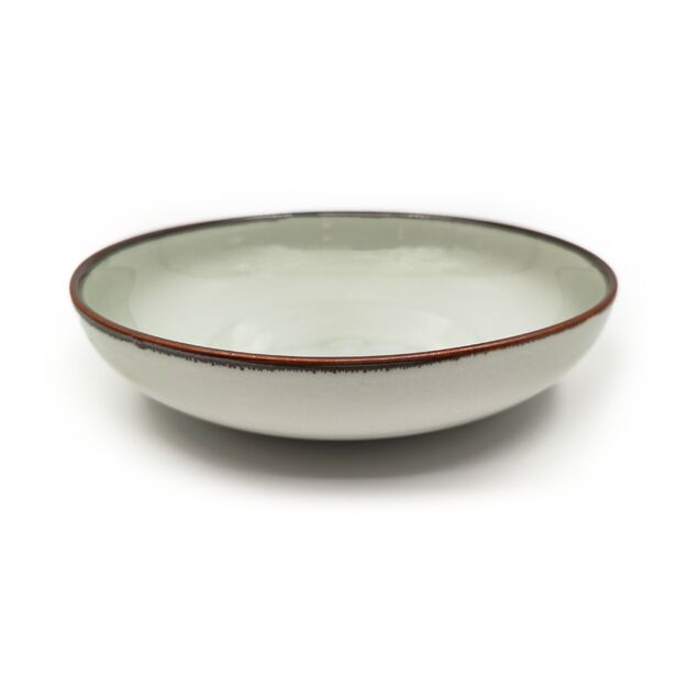 Lėkštė RUSTIC MINT, gili, porcelianas, 800 ml, D 20 cm, H 5,5 cm, vnt