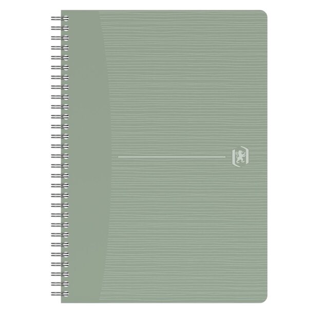 Perdirbtas sąsiuvinis su spirale OXFORD Rec’Up, A5, 90 lapų, 90 gsm, linijomis 3